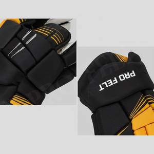 Gants de hockey sur glace légers sur mesure pour hommes et jeunes, gants de protection rembourrés pour la manipulation de la crosse, gants durables et confortables avec une bonne adhérence - Product Image 4