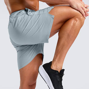 Short de course pour hommes, séchage rapide, entraînement, jogging, gym, fitness, sport, taille élastique, short uni, short de course athlétique pour hommes - Product Image 6