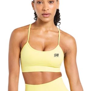 Sujetador Deportivo Sin Costuras para Mujer, Acolchado, Sin Varillas, Elástico, Transpirable, para Entrenamiento, Gimnasio, Yoga - Product Image 1