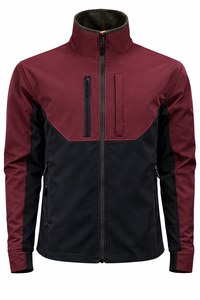 Veste coupe-vent sportive d'hiver pour homme, imperméable, respirante, à capuche, épaisse, avec logo personnalisé, idéale pour la course à pied et les activités sportives. - Product Image 4