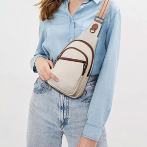 Best Designer Genuine Leather Eco-friendly Customizable Sports Crossbody Chest Bag 30-<b>40L</b> Zipper Closure Perfect Travel - Product Image 2