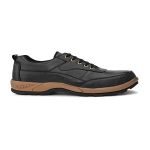 Botas de Trabajo de Malla Negra para Hombre, Zapatos de Seguridad con Suela de Goma Transpirable, Entresuela de EVA, Puntera de Acero, Parte Superior de Cuero, para Todas las Estaciones - Product Image 4