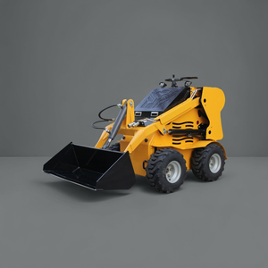 Ventes directes usine : Mini-chargeuse compacte sur pneus à moteur diesel, chargeuse frontale - Product Image 1