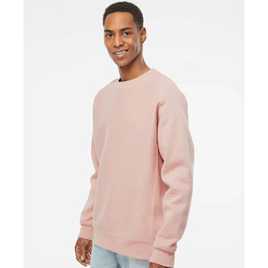 Oversized <b>Crewneck</b> <b>Sweatshirt</b> <b>Men</b> Loose Fit Heavy Fleece Pullover Streetwear, Drop Shoulder Plain Warm Winter Skate <b>Sweatshirt</b> - Product Image 2