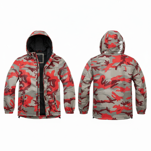 Breathable Custom Logo Waterproof <b>Camo</b> Hooded <b>Jacket</b> Windproof Outdoor Winter Coat Lightweight Casual Rain Resistant <b>Jacket</b> - Product Image 6