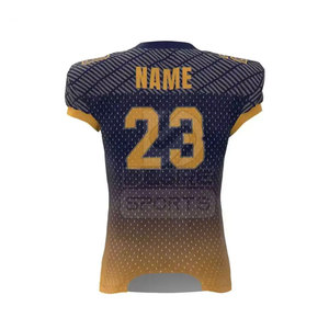 Design Your Own Logo Printed Custom Color American Football Uniform 100% Polyester Lightweight Durable Top Selling - Product Image 4