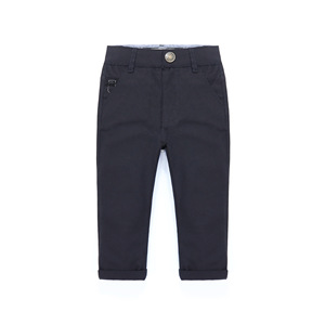 <span class=keywords><strong>Pantalon</strong></span> <span class=keywords><strong>Chino</strong></span> Kaki Sergé de Coton Personnalisé pour Bébé Garçon, Coupe Droite et Respirant, Écologique, Séchage Rapide, Extensible, Coupe Classique avec Taille Élastique - Product Image 5