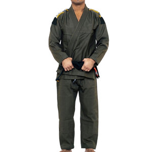 Kimono de Jiu Jitsu Brasileño Personalizable de Venta Caliente, Uniforme de BJJ de Algodón con Cuello Grueso para Competición - Product Image 1