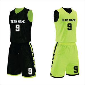 Uniforme de Baloncesto Unisex de Buena Calidad, 100% Poliéster, Estampado, de Secado Rápido para Verano, Uniforme de Equipo Transpirable, Tallas Grandes - Product Image 4