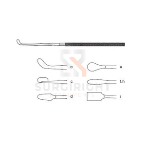 Elevador Septal ENT de Acero Inoxidable de 190 mm de un Solo Extremo, Instrumento Quirúrgico para Rinoplastia, Clase I CE, MOL Surgical - Product Image 4
