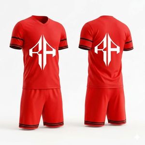 Maillot de football personnalisé pour homme, manches courtes, 100 % polyester, respirant, séchage rapide, qualité supérieure 2026, avec logo personnalisé, été, OEM - Product Image 1