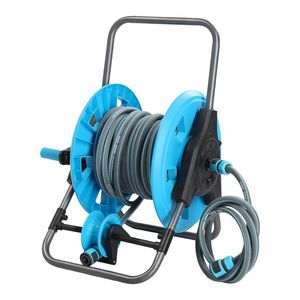 Manguera de agua de hierro azul y negro gris de 1.9M para camión, 45*43*58cm, mangueras y enrolladores de jardín de plástico - Product Image 4