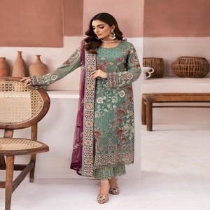 Colección de Chiffon de Lujo para Bodas, Traje de Fiesta para Mujer, Lehenga Choli Bordado, Trajes Pakistaníes Ramsha Volume - Product Image 5