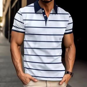 Camisetas Polo 2026 de Alta Calidad para Hombre, Transpirables, Casuales, 100% Algodón, Tallas Grandes, Colores Sólidos, Servicio OEM Personalizable - Product Image 3