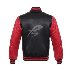 PIHA SPORTS Men's Lightweight Winter <b>Waterproof</b> Eco-Friendly Quick Dry <b>Plus</b> <b>Size</b> Satin Thick Varsity <b>Jacket</b> - Product Image 4