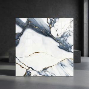 Carreaux de sol en céramique numérique aspect marbre blanc de luxe 40x40cm, meilleur prix, carreaux de porcelaine robustes pour extérieur et parking, disque de coupe - Product Image 4