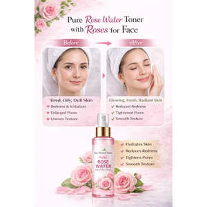 Spray Facial de Agua de Rosas Orgánica, Tónico Herbal para Piel Seca, Ingredientes Naturales, Suministro al por Mayor desde India - Product Image 3