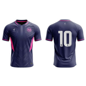 Maillot de football américain personnalisé, ensemble uniforme rétro, survêtement sublimé, extensible, anti-humidité, 100 % polyester - Product Image 2