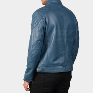 Latest Design Reasonable Price Men Casual <b>Winter</b> <b>Leather</b> <b>Jacket</b> with Stand Collar Premium Quality Top Selling Made in Pakistan - Product Image 2