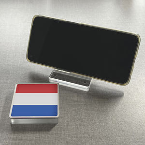 Soporte de Teléfono Cuadrado de Silicona Multifuncional Flexible e Impermeable con Bandera Nacional de Turquía, 13mm de Grosor, 62x62mm, para Interiores, Hogar y Cama - Product Image 2