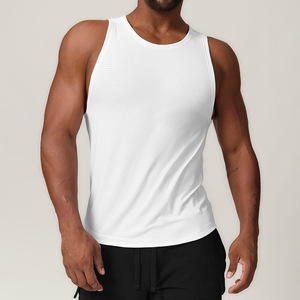 Chaleco Deportivo de Alta Calidad para Hombre, Camiseta sin Mangas para Gimnasio, Chaleco Ajustado con Logo Personalizado, Chaleco Acanalado para Hombre - Product Image 5