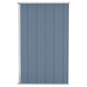 Produit de rangement mural pour cabanon de jardin en acier galvanisé gris de 46.5 po x 39.4 po x 70.1 po - Product Image 4