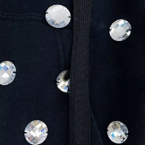 Sudadera con Capucha de Invierno 100% Algodón Grueso con Diseño Personalizado de Diamantes de Imitación y Diamantes Grandes, 2 Piezas, Servicio OEM, Logotipo Personalizado - Product Image 6