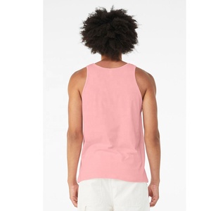 Bella Canvas Camiseta de algodón para hombre Muscle Pink Tank Top CottonBlend, Jersey, poliéster, rayón Camiseta unisex Camiseta sin mangas Camiseta transpirable - Product Image 3