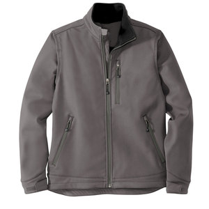 Chaqueta Softshell para Hombre Color Oliva con Bloques de Color, Cortavientos, Cuello Alto, Cierre de Cremallera, Estilo Casual para Otoño - Product Image 1