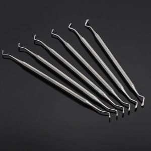 Juego de 6 Excavadores Dentales Ergonómicos, 6 Cucharas Restauradoras, Instrumentos Dentales, Herramienta para Blanquear Dientes, Eliminación de Manchas - Product Image 2