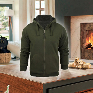 Chaqueta de moda de la mejor calidad para venta en línea, sudaderas con cremallera para hombre de alta calidad, 100% algodón, transpirables, las más vendidas. - Product Image 3