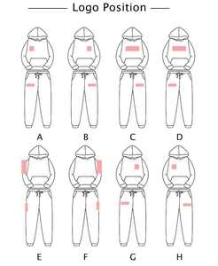 Ensemble Survêtement d'Hiver Surdimensionné Unisexe 100% Coton Polaire Lourd Pantalon de Survêtement Sweat à Capuche Respirant Style Imprimé Décontracté pour Hommes - Product Image 3