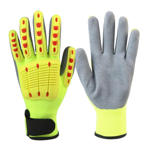 Gants de travail anti-chocs de qualité supérieure OEM ODM avec paume renforcée antidérapante – Fabrication en usine - Product Image 1