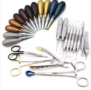 Kit de chirurgie orale manuelle pour implants dentaires de qualité supérieure, instruments chirurgicaux dentaires en acier inoxydable allemand - Product Image 5