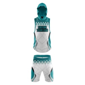 Uniforme de football américain, vêtements de sport personnalisés, OEM, uniforme de football américain 7v7 personnalisé, uniforme de flag football sublimé - Product Image 3