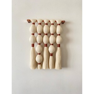 Atractivo Tapiz de Macramé Bohemio para Pared, Cuerda de Algodón, Forma Irregular, Decoración para el Hogar, para Sala de Estar - Product Image 3