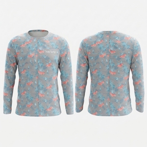 Camisa de Pesca de Manga Larga para Hombre, Protección Solar UPF 50+, Jersey con Estampado UV Personalizado, Venta al Por Mayor - Product Image 2