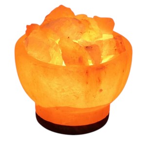Lámpara de Sal del Himalaya Rosa Claro de Alta Calidad, Tallada en Forma de Rosa con Estilo Feng Shui y Ángel, por Sian Enterprises - Product Image 6