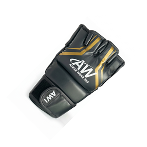 ถุงมือ Askar Wear Ind Mma แบบครึ่งนิ้ว หนัง PU สายรัดข้อมือแบบเวลโคร อุปกรณ์ฝึกศิลปะการต่อสู้ - Product Image 4