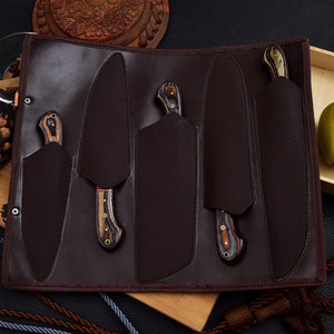 Ensemble de couteaux de cuisine en acier Damas, collection complète de couteaux culinaires pour hacher, trancher, couper en dés, préparer les légumes et la viande - Product Image 5