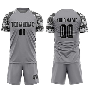Maillot de football américain gris pour homme, manches courtes, impression sublimée, évacuation de l'humidité, respirant, anti-UV, col rond, coupe classique - Product Image 6