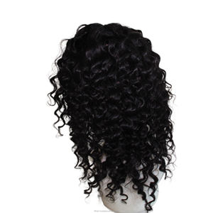 Pelucas de Cabello Humano Rizado Suave con Frente de Encaje Vietnamita, Ondas de Agua con Cutícula Alineada, Pelucas de Cabello Virgen 100% para Mujeres Negras - Product Image 3