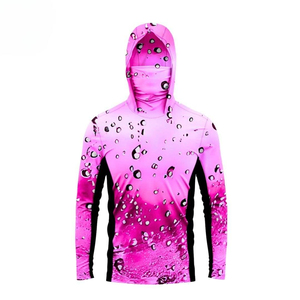 Sweat-shirt à capuche de pêche pour adultes UPF 50 respirant et confortable pour les aventures en plein air, vêtements de sport de pêche, impression personnalisée OEM - Product Image 5