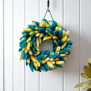 Colas de Conejo Lagurus, Flores Naturales Secas, Corona de 27-30 CM, Multicolor, Decoración para el Hogar - Product Image 2