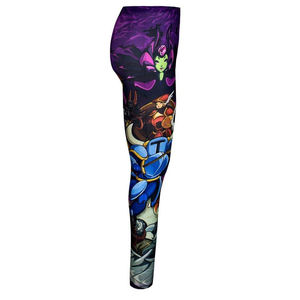 Activewear Compression <b>Pocket</b> Women's High Waist Yoga <b>Leggings</b> Solid Eco-Friendly Breathable Anti-Bacterial Quick Dry Satin - Product Image 2