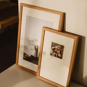 Cadre photo en bois artisanal pour la décoration de la maison – Cadre photo élégant en bois naturel pour photos de famille, souvenirs de mariage, chambre à coucher - Product Image 3