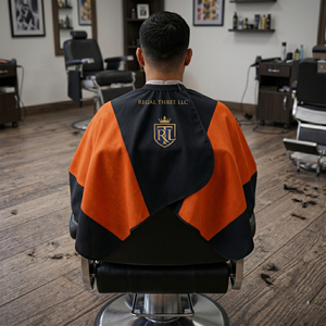 Capa de Barbero para Corte de Pelo, Capa de Peluquería, Capa de Barbero Personalizada para Corte de Pelo |   Capa de barbero para corte de cabello 100% poliéster - Product Image 3