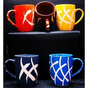 Ensemble de tasses à lait en céramique classiques - Product Image 2