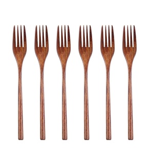 Juego de cuchara y tenedor de madera para mesa de comedor, utensilios de madera natural, tenedor de madera de tamaño personalizado, juego de tenedor y cuchara de madera más vendido en oferta. - Product Image 6