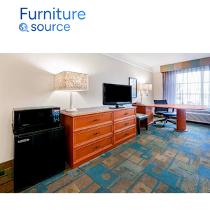 Elegant Holiday Inn Furniture-Colección de muebles para habitaciones de hotel refinados hechos de madera contrachapada HPL-Producción de muebles en Vietnam - Product Image 2